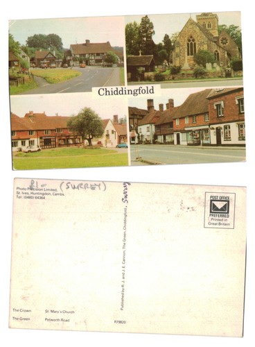Postcard chiddingfold - -,