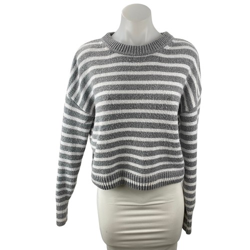 Pink rose gray white - white, striped