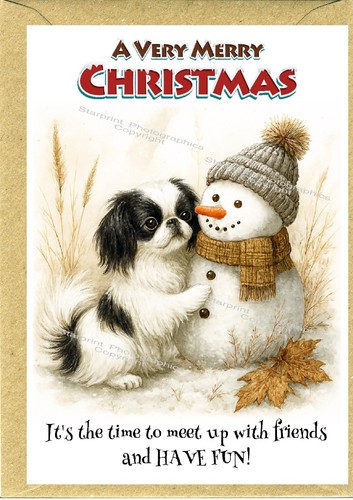 Japanese chin dog - dog, 6")