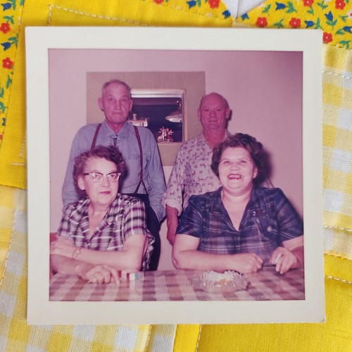 Vtg 1960s color snapshot - color, photo