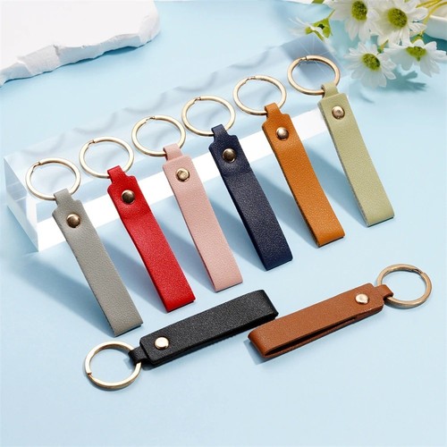 Leather strap keyring - pu,