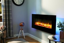 Wall mounted electric - mounted, fire/50"