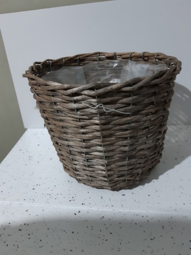 Rustic planter basket - planter, with