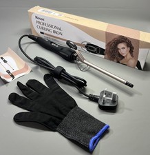 Thin Hair Wand Tongs 9mm