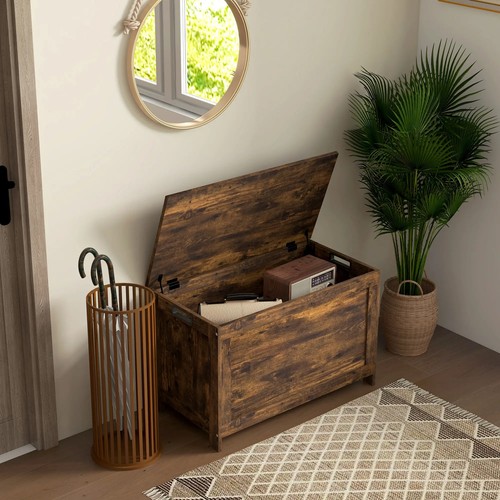 Industrial wooden storage box - industrial,