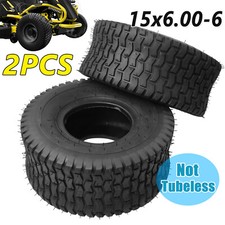 2X 4PLY LAWN MOWER 15X6.00-6