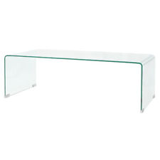 Coffee Table Tempered Glass 100x48x33  Clear E4B3