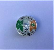 Celtic Badge, ROUND, WE'VE WON