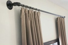 Curtain pole, curtail rail