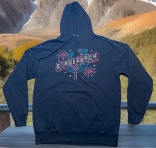 Stagecoach Festival 2024 Hoodie Sweatshirt Men's LARGE Concert Tour Sweater