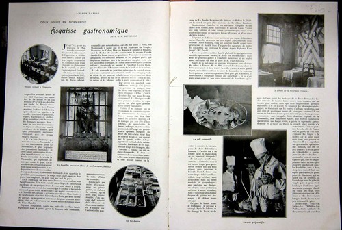 Original old vintage print - vintage,