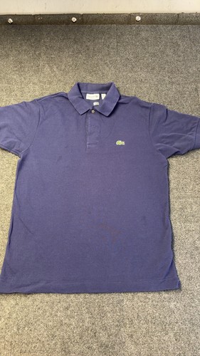 Lacoste navy blue polo shirt - blue,
