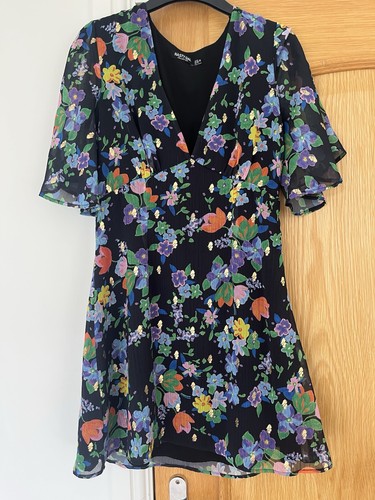 Ladies floral dress by - sz, 10