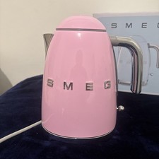 Smeg KLF03PKUK 50's Retro Pink Kettle 3000 Watt, 1.7 Litre -Fast Dispatch
