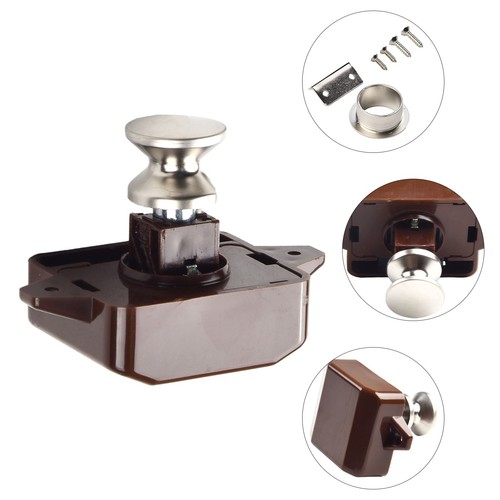 Latch knob push button - button, lock