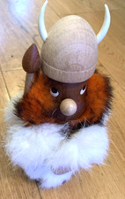 Wooden Danish Viking Figurine