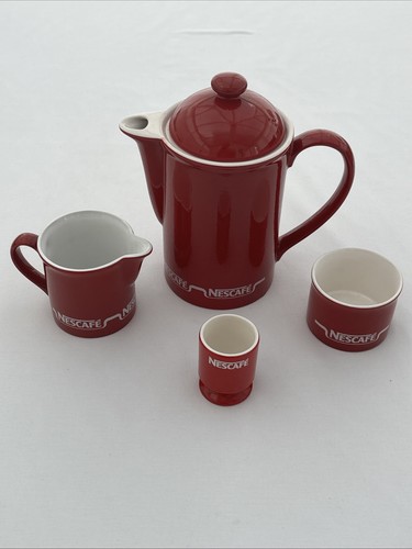 Nescafé coffee pot set - coffee, red