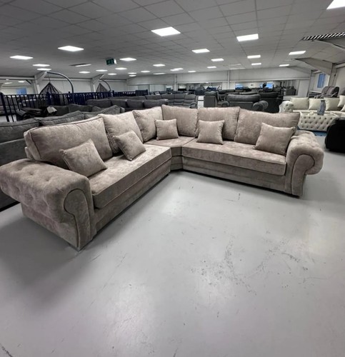 Vegas corner sofa mink - -,