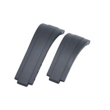 20mm Black Rubber Strap For