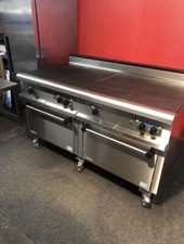 Solid Top Range hobart bonnet B-B9 CF800 FG  gas oven Cooker Commercial Catering