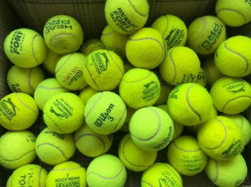 Used tennis balls great - balls,
