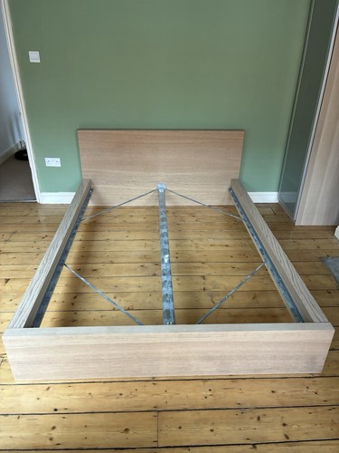 Ikea malm double bed frame - double,