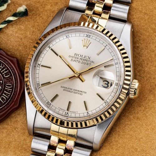 Rolex datejust 36mm 1993 - rolex, steel