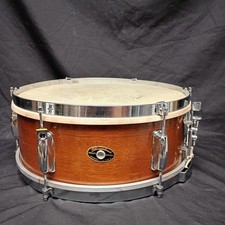 Vtg Snare Slingerland 6 lug Wooden 14 x 5" 1960's Wooden Wood Mahogany 1950's