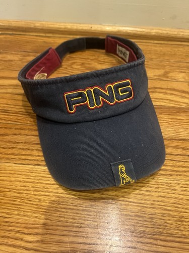 Ping golf visor red - ping, navy,