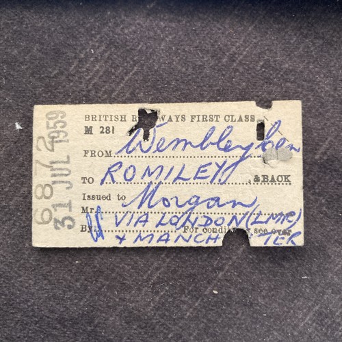 Railway ticket wembley - ticket,, (.