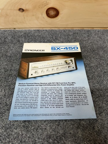 Original pioneer sx 450 - ⭐️,