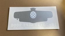 GOODWOOD Road Racing Club - Revival Meeting 2008 Unused Interior Window Sticker