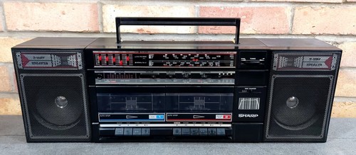Vintage sharp 372e boombox - sharp, wf-372e