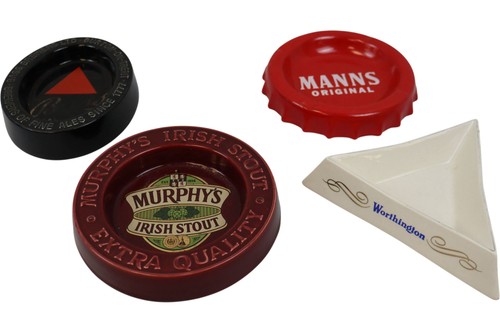 Vintage beer pub ashtrays - vintage,