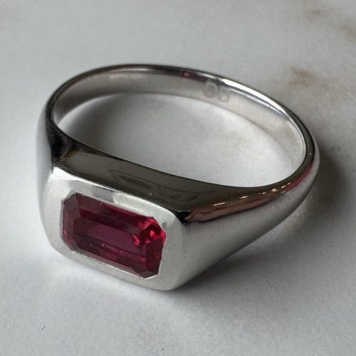 Diamondere men signet ring - men's,