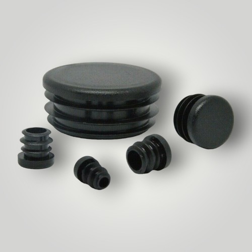 Round plastic end caps - round,
