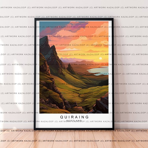 Quiraing drive landscape - drive,