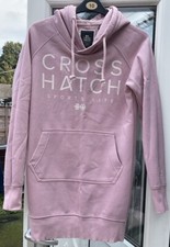 Crosshatch Pink Womens Hoodie XS