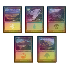 [MTG] Commander Masters Basic Lands (Foil) (Retro Frame) (437 - 451) (CMM) NM