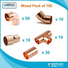 100 X 15mm Copper End Feed