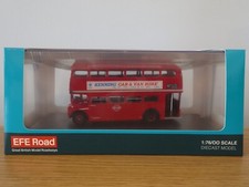EFE LONDON TRANSPORT AEC ROUTEMASTER RM 1127 FULWELL 90B BUS MODEL E41702 1:76
