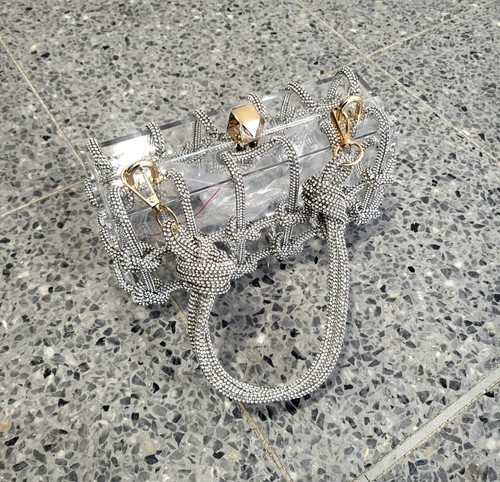 Transparent knot rope clutch - knot,