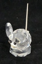 Swarovski Silver Crystal MOUSE Spring Tail  + Pig & Duck (not Swarovski)