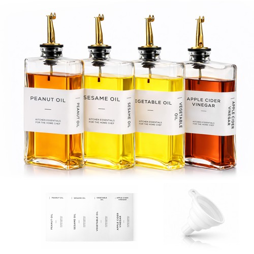 4pcs 350ml olive - olive, oil