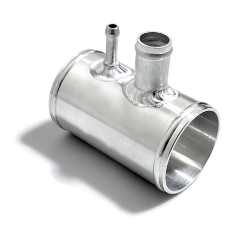 Aluminium piece hose fit - aluminium,