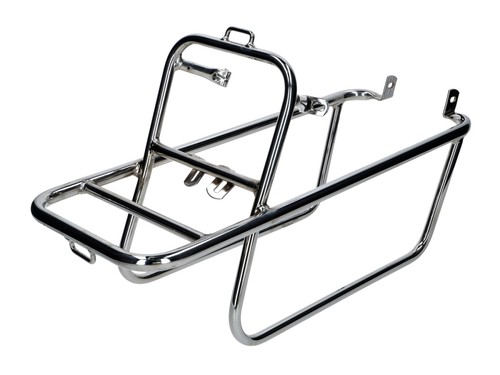 Chrome luggage rack for