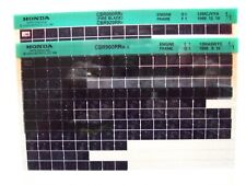 2 Genuine HONDA CBR900RR RRW.X.Y    Fireblade parts microfiche 1998/99