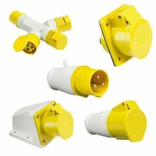 110V 16A 3 PIN YELLOW