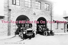 DU 1868 - Rescue & Fire Brigade, Crook, County Durham c1915