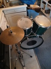 Yamaha Green Stage Custom Drum Kit for sale